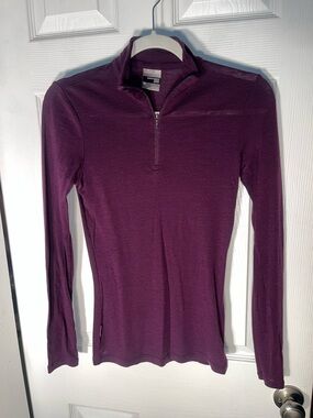 Icebreaker Bodyfit 200 1/4 Zip Merino Pullover Women’s Medium M